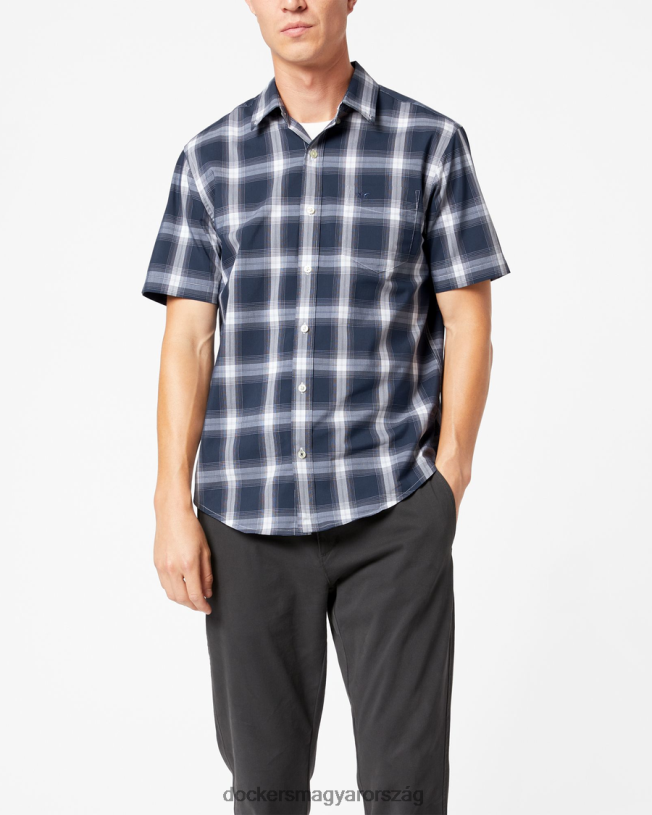 Dockers férfiak jellegzetes komfort flex ing, klasszikus fazon (nagy és magas) P840P477 ruházat sötétkék kőris - kék