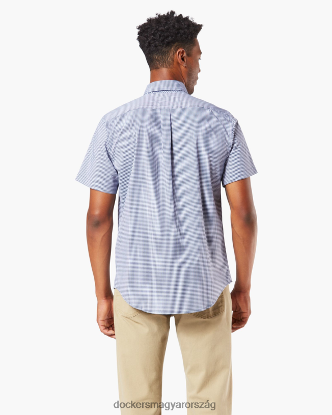 Dockers férfiak jellegzetes komfort flex ing, klasszikus fazon (nagy és magas) P840P480 ruházat középkori kék