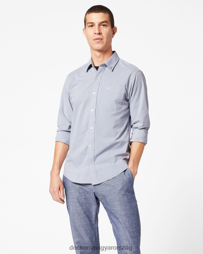 Dockers férfiak jellegzetes komfort flex ing, klasszikus fazon (nagy és magas) P840P876 ruházat középkori kék