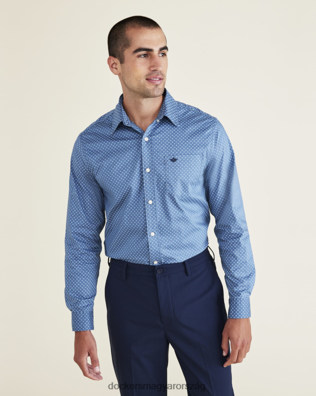 Dockers férfiak jellegzetes komfort flex ing, klasszikus fazon (nagy és magas) P840P877 ruházat óceánra néző - kék