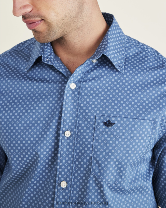 Dockers férfiak jellegzetes komfort flex ing, klasszikus fazon (nagy és magas) P840P877 ruházat óceánra néző - kék