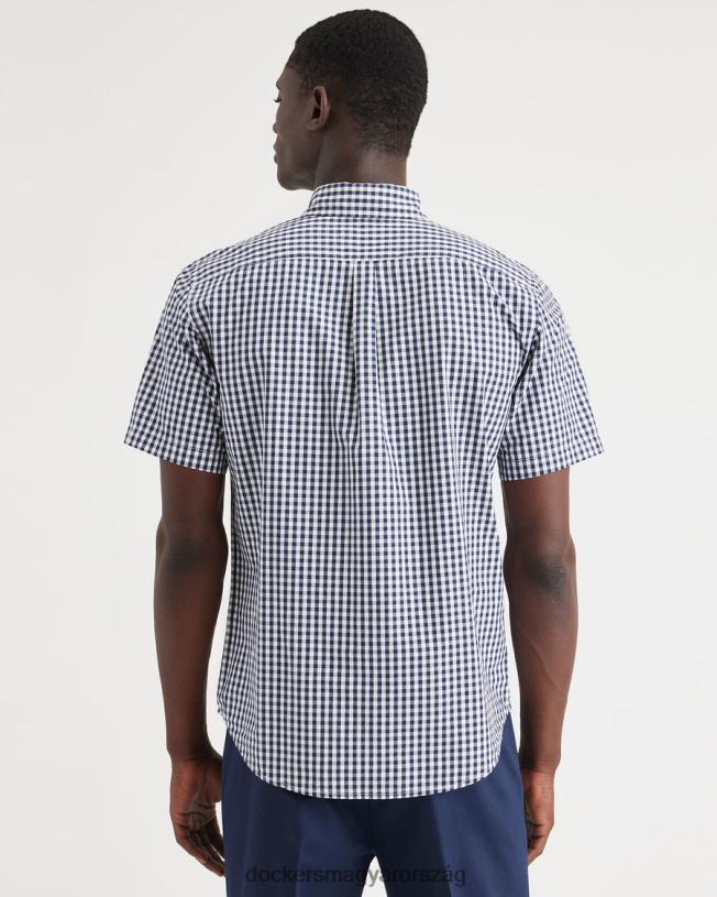 Dockers férfiak nélkülözhetetlen gombos ing, klasszikus fazon P840P167 ruházat basinni sötétkék blézer - kék