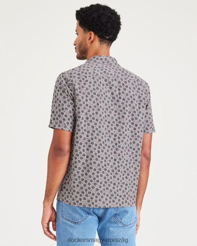 Dockers férfiak tábori galléros ing, normál szabású P840P528 ruházat lila galamb - lila