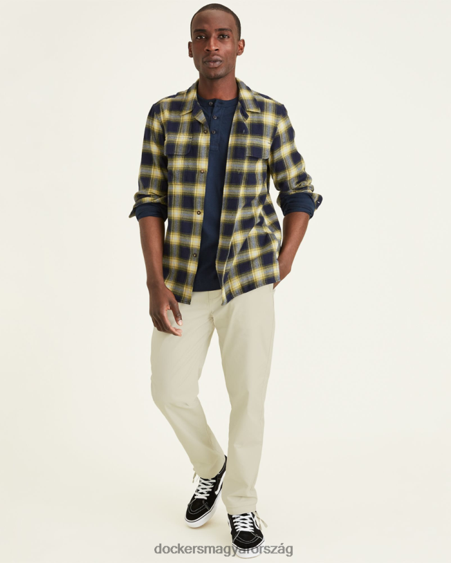 Dockers férfiak tábori ing, normál szabású P840P845 ruházat pembroke - kék