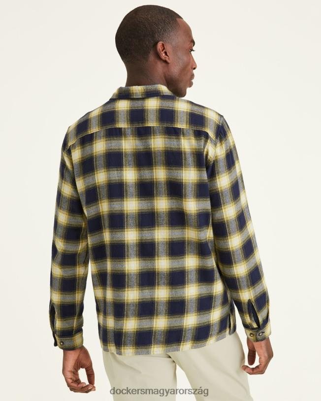 Dockers férfiak tábori ing, normál szabású P840P845 ruházat pembroke - kék