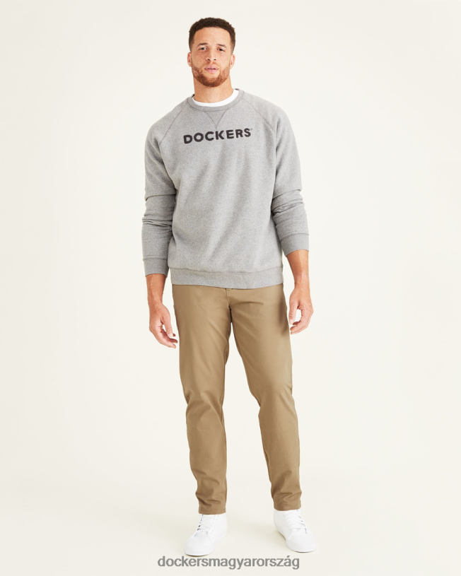 Dockers férfiak Ultimate chinos, sportos fitt (nagy és magas) P840P466 ruházat új brit khaki