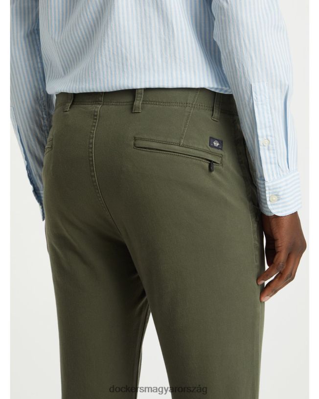 Dockers férfiak alfa khaki, vékony szabású P840P787 ruházat Oliva zöld
