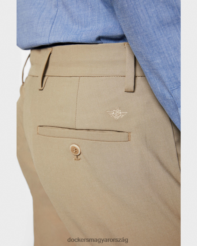 Dockers férfiak alfa nadrág, vékony szabású P840P381 ruházat timberwolf - cser