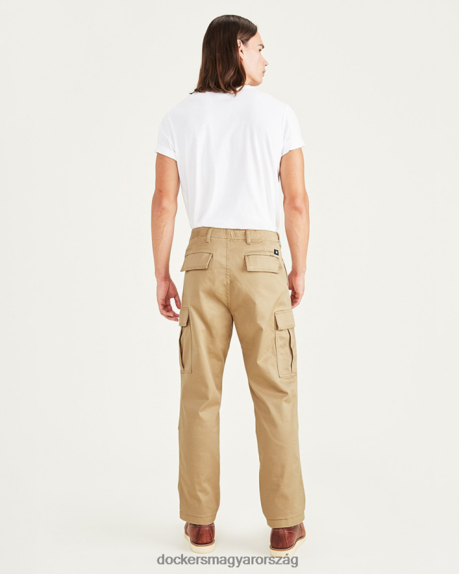 Dockers férfiak cargo nadrág, laza szabású P840P753 ruházat betakarítás arany - cser