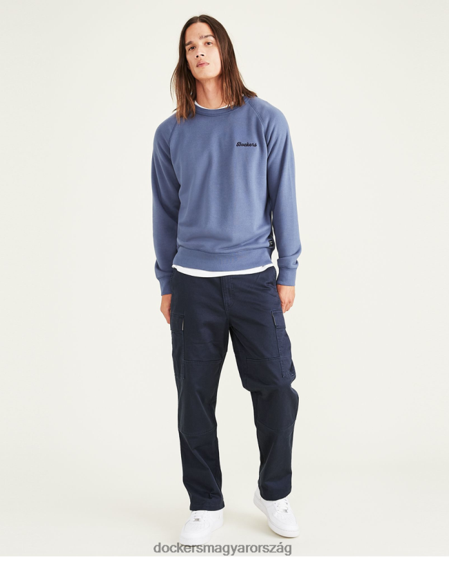 Dockers férfiak cargo nadrág, laza szabású P840P755 ruházat sötétkék blézer - kék