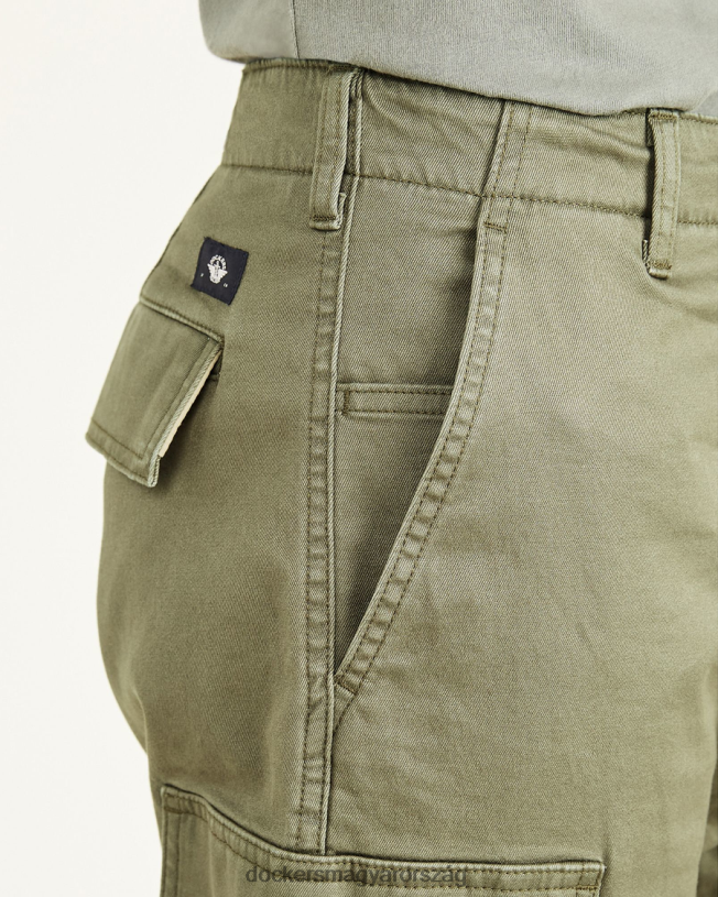 Dockers férfiak cargo nadrág, laza szabású P840P756 ruházat camo - zöld