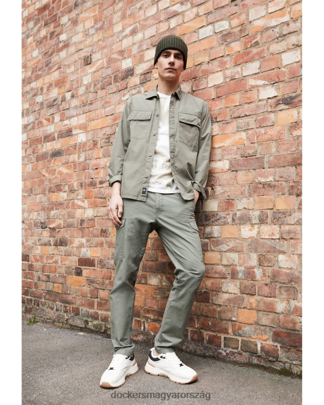 Dockers férfiak cargo nadrág, vékony, keskeny szabású P840P361 ruházat camo - zöld