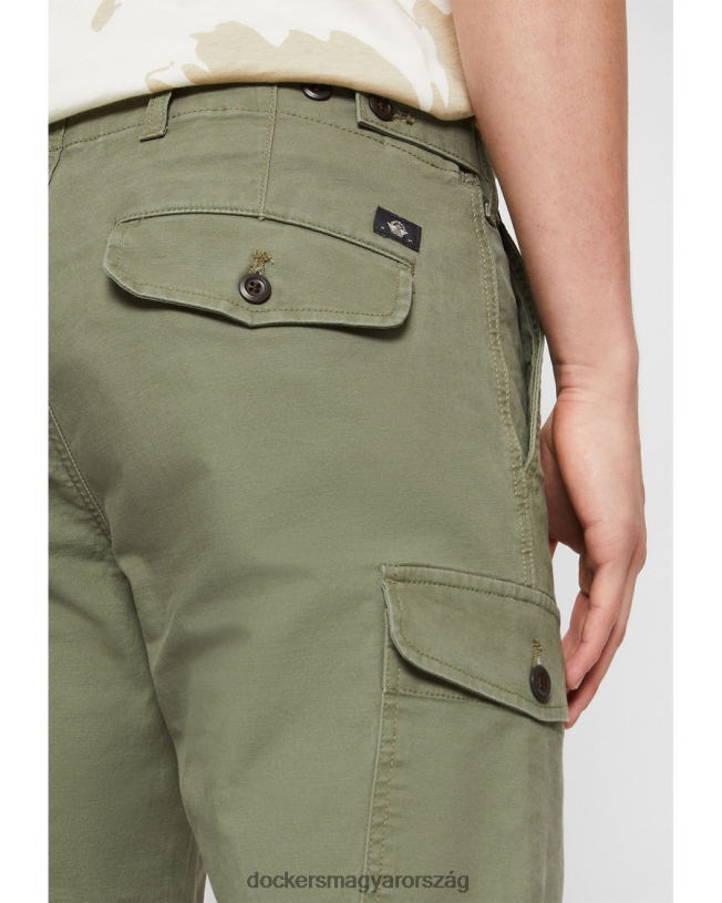 Dockers férfiak cargo nadrág, vékony, keskeny szabású P840P361 ruházat camo - zöld