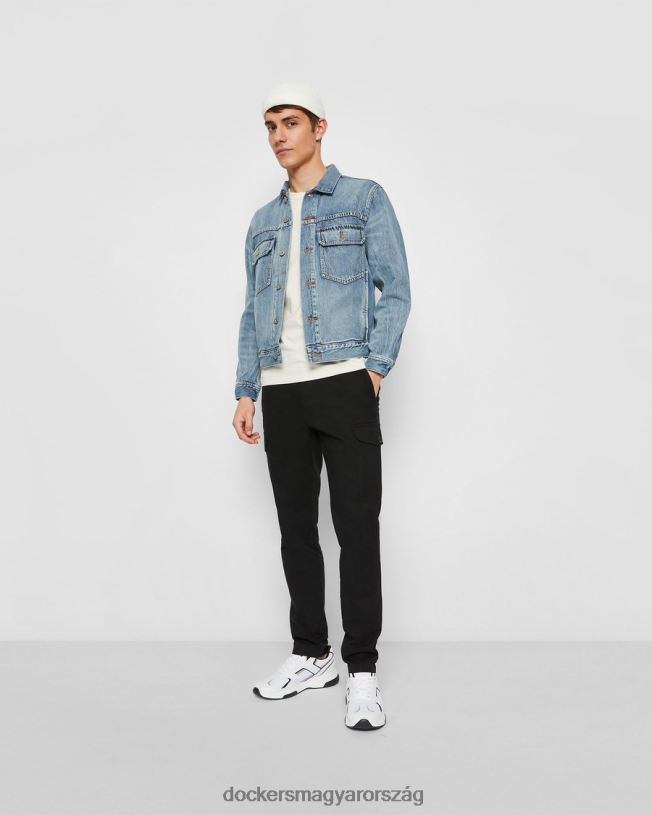 Dockers férfiak cargo nadrág, vékony, keskeny szabású P840P362 ruházat gyönyörű fekete