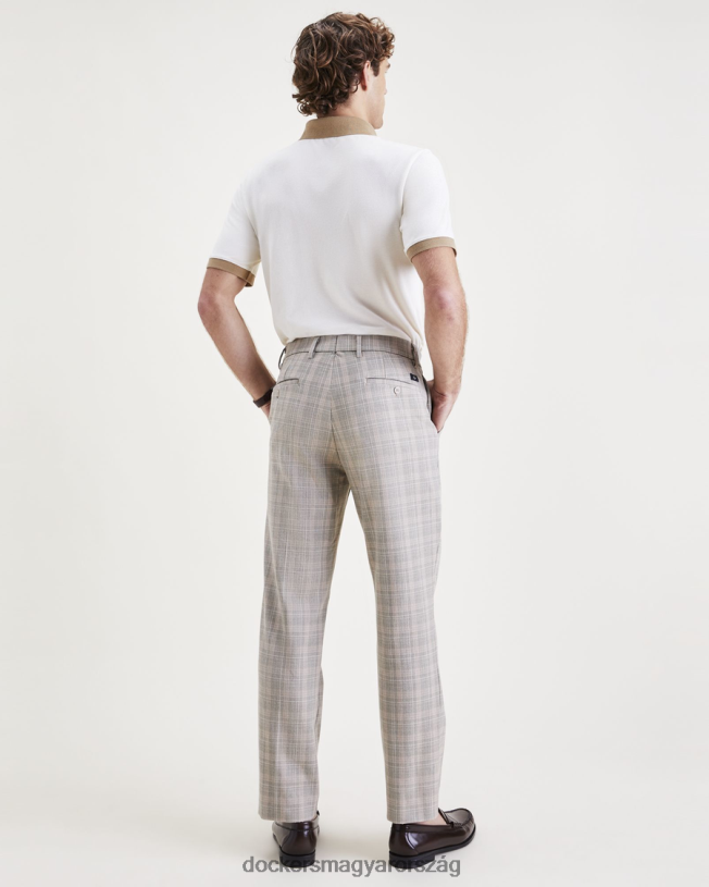 Dockers férfiak city ​​tech nadrág, egyenes szabású P840P784 ruházat szaharai khaki