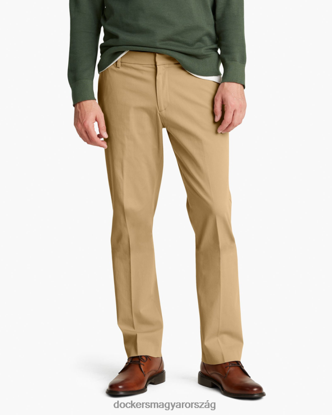 Dockers férfiak city ​​tech nadrág, egyenes szabású P840P97 ruházat új brit khaki