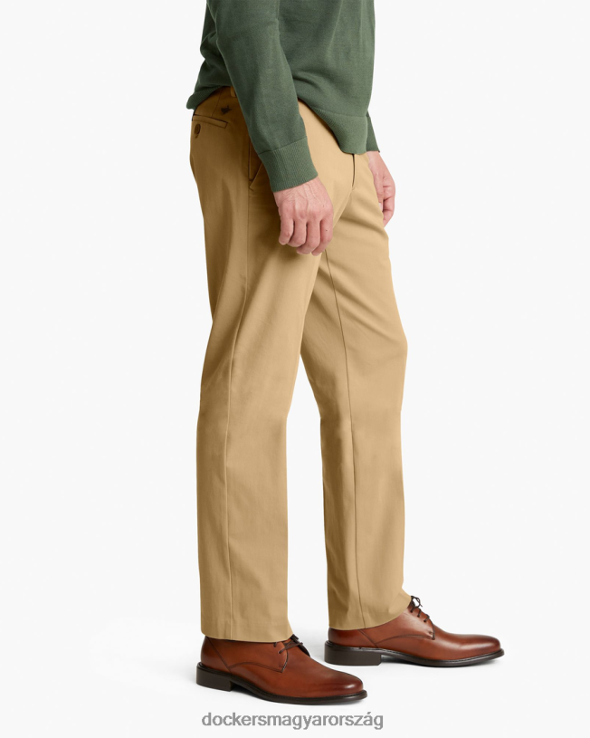 Dockers férfiak city ​​tech nadrág, egyenes szabású P840P97 ruházat új brit khaki