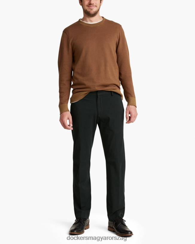 Dockers férfiak city ​​tech nadrág, egyenes szabású P840P98 ruházat ásványi fekete