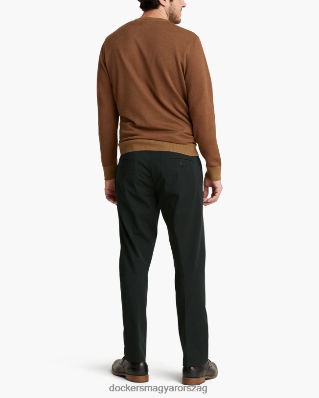 Dockers férfiak city ​​tech nadrág, egyenes szabású P840P98 ruházat ásványi fekete