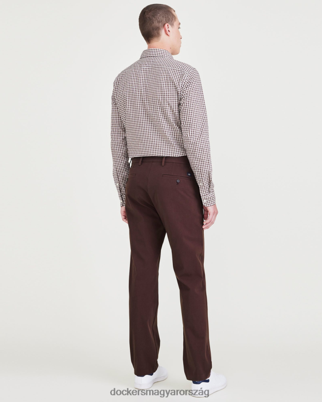 Dockers férfiak city ​​tech nadrág, vékony szabású P840P772 ruházat dekadens csokoládé - ​​barna