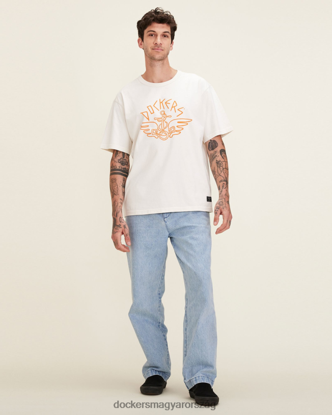 Dockers férfiak dandois felhúzható nadrág P840P318 ruházat marin mosás - kék