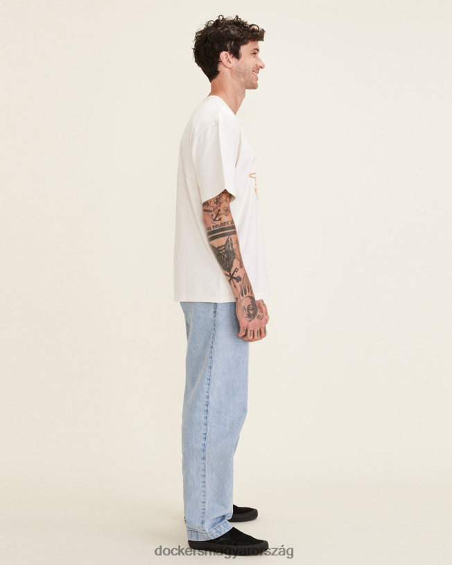 Dockers férfiak dandois felhúzható nadrág P840P318 ruházat marin mosás - kék