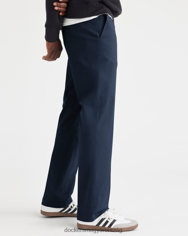 Dockers férfiak elengedhetetlen chinos, egyenes fazon P840P262 ruházat sötétkék blézer - kék