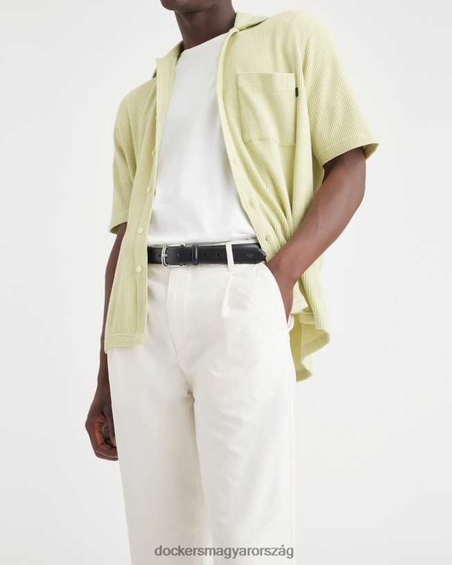 Dockers férfiak eredeti chinos, laza kúpos fazon P840P282 ruházat festetlen gyapotkender - cser