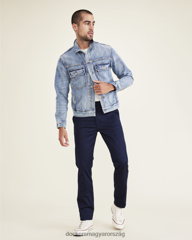 Dockers férfiak eredeti chinos, vékony szabású P840P272 ruházat sötétkék blézer - kék