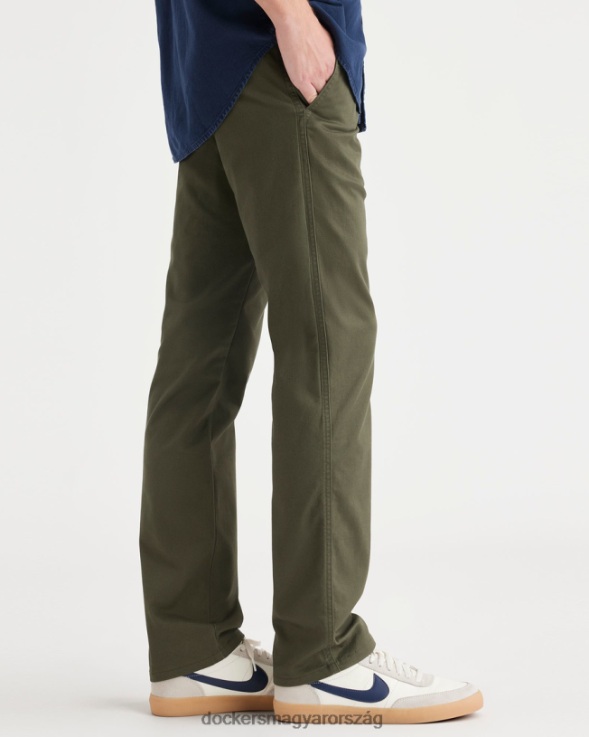 Dockers férfiak eredeti chinos, vékony szabású P840P276 ruházat keki zöld