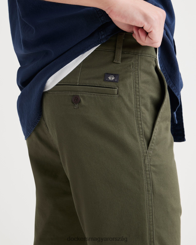 Dockers férfiak eredeti chinos, vékony szabású P840P276 ruházat keki zöld