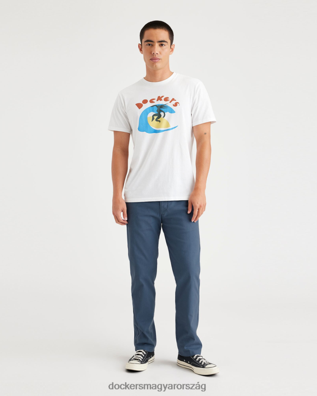 Dockers férfiak eredeti chinos, vékony szabású P840P289 ruházat vintage indigó - kék