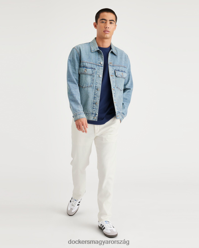 Dockers férfiak eredeti chinos, vékony szabású P840P290 ruházat kócsag - fehér