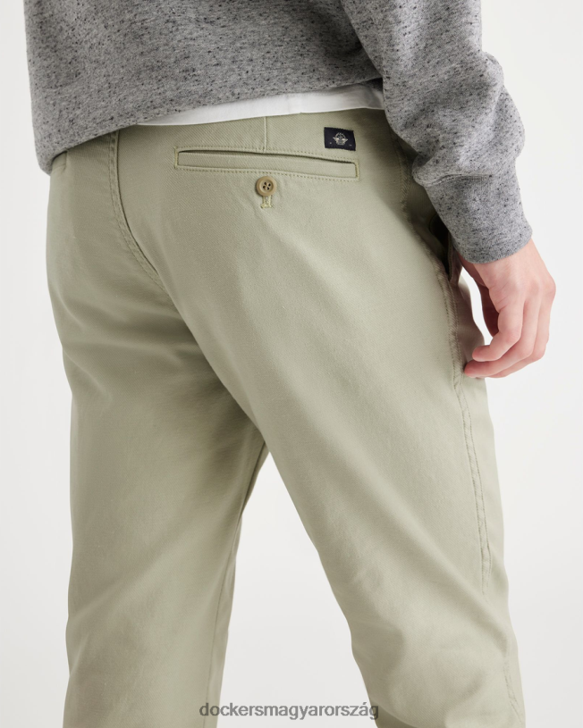 Dockers férfiak eredeti chinos, vékony szabású P840P291 ruházat szösz - zöld