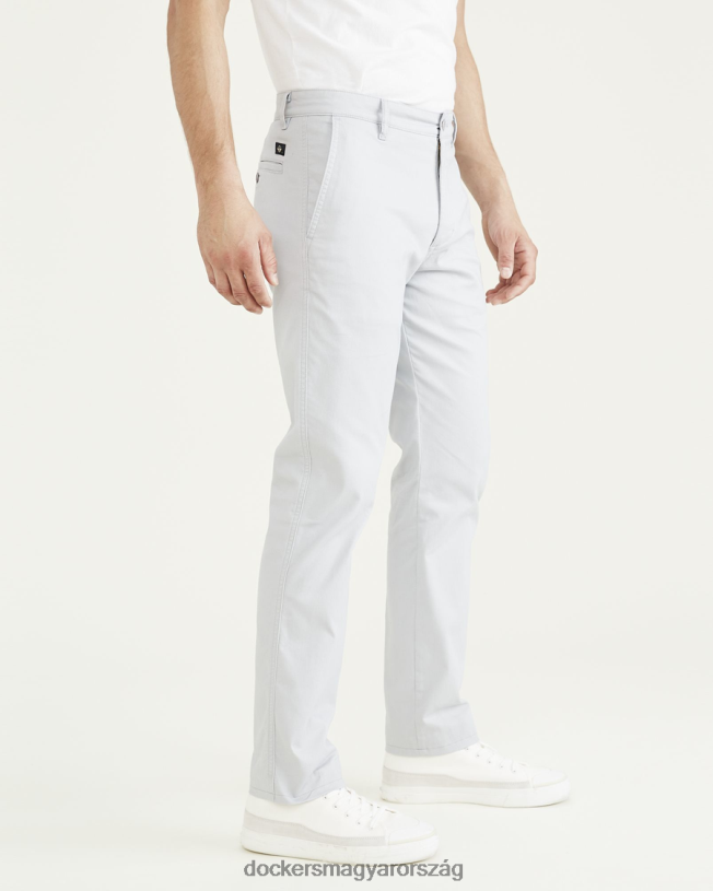 Dockers férfiak eredeti chinos, vékony szabású P840P737 ruházat magas emelkedés - szürke