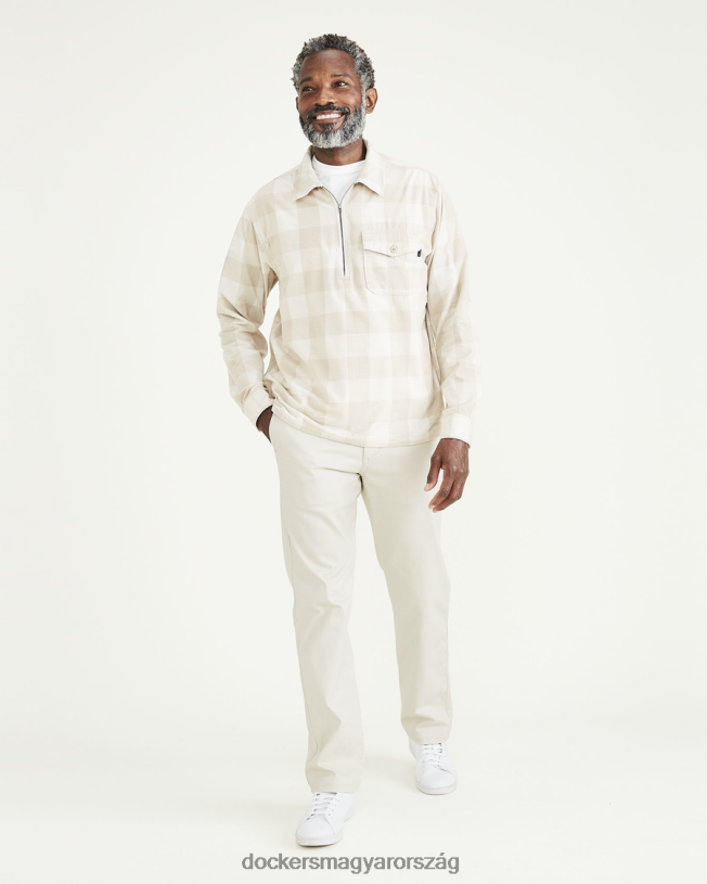 Dockers férfiak eredeti chinos, vékony szabású P840P738 ruházat szaharai khaki