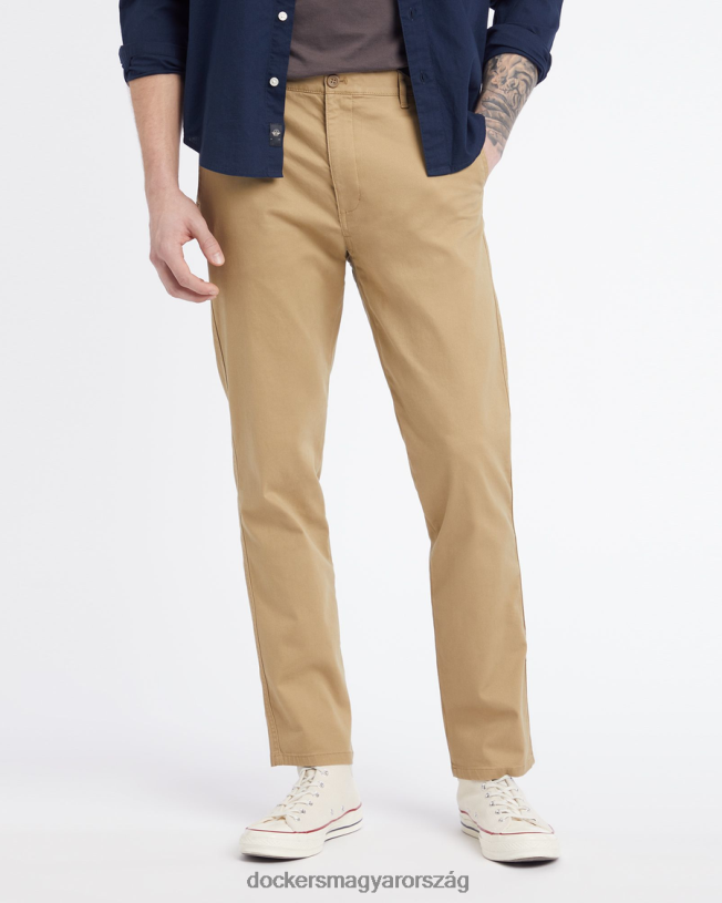 Dockers férfiak eredeti chinos, vékony szabású P840P740 ruházat betakarítás arany - cser
