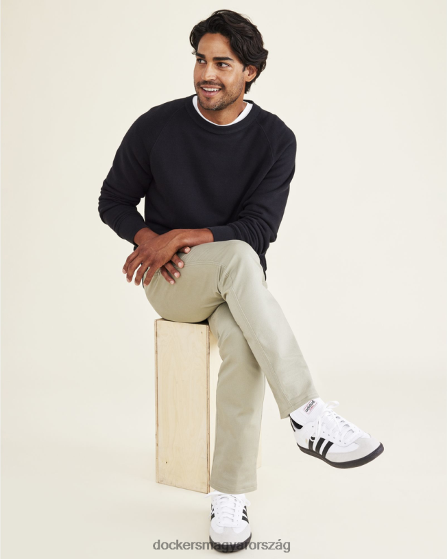 Dockers férfiak eredeti chinos, vékony szabású P840P779 ruházat ezüst