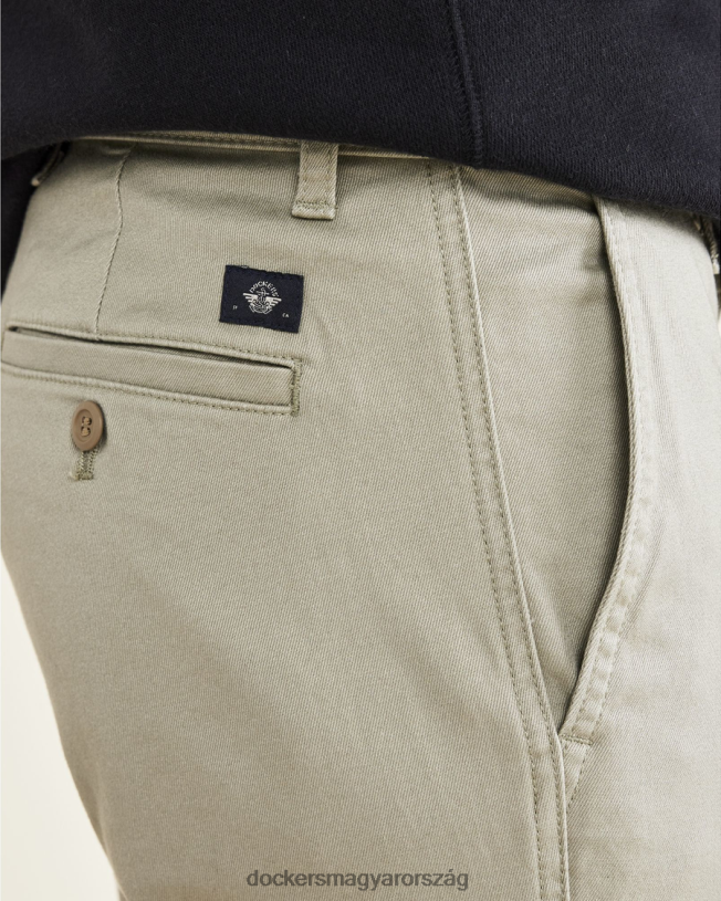 Dockers férfiak eredeti chinos, vékony szabású P840P779 ruházat ezüst