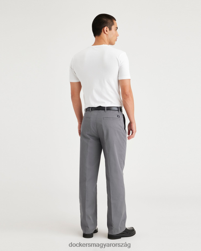 Dockers férfiak esszenciális chinos, redőzött, klasszikus fazon P840P265 ruházat parkoló szürke