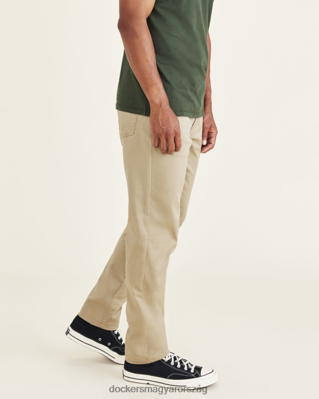 Dockers férfiak farmer szabású nadrág, sportos szabású P840P242 ruházat új brit khaki