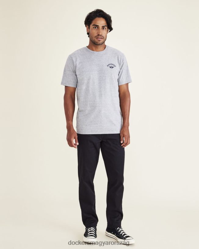 Dockers férfiak farmer szabású nadrág, sportos szabású P840P243 ruházat fekete