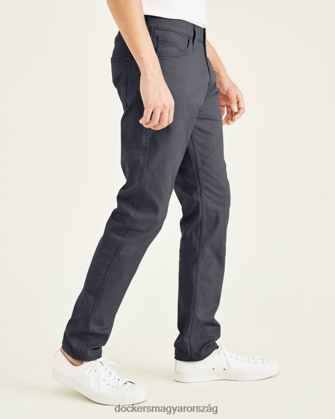 Dockers férfiak farmer szabású nadrág, vékony szabású P840P102 ruházat acélfej - szürke