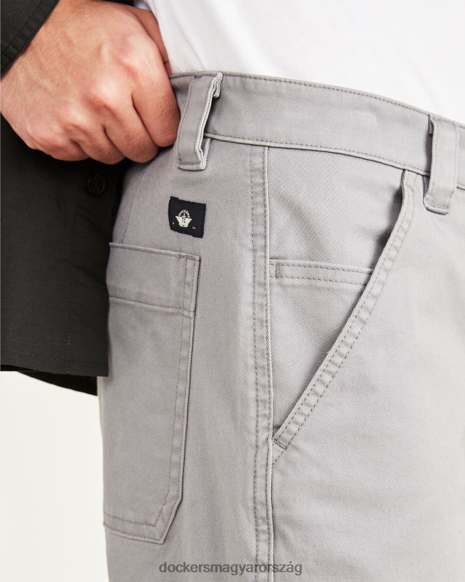Dockers férfiak használati nadrág, egyenes szabású P840P717 ruházat cápabőr - szürke