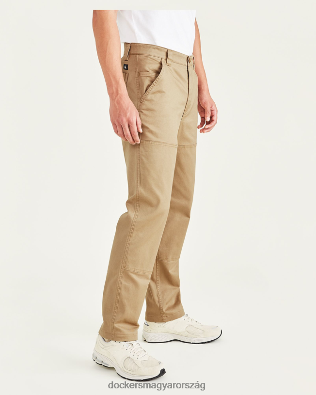 Dockers férfiak használati nadrág, egyenes szabású P840P718 ruházat betakarítás arany - cser
