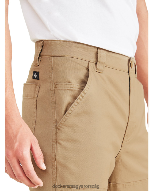 Dockers férfiak használati nadrág, egyenes szabású P840P718 ruházat betakarítás arany - cser