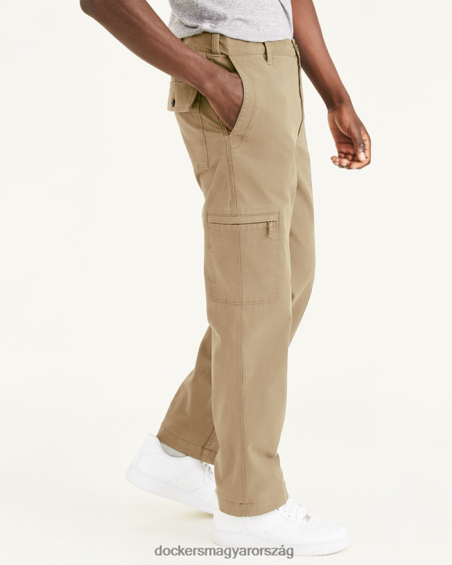 Dockers férfiak hozzáférő rakományok, egyenes illeszkedés P840P377 ruházat új brit khaki