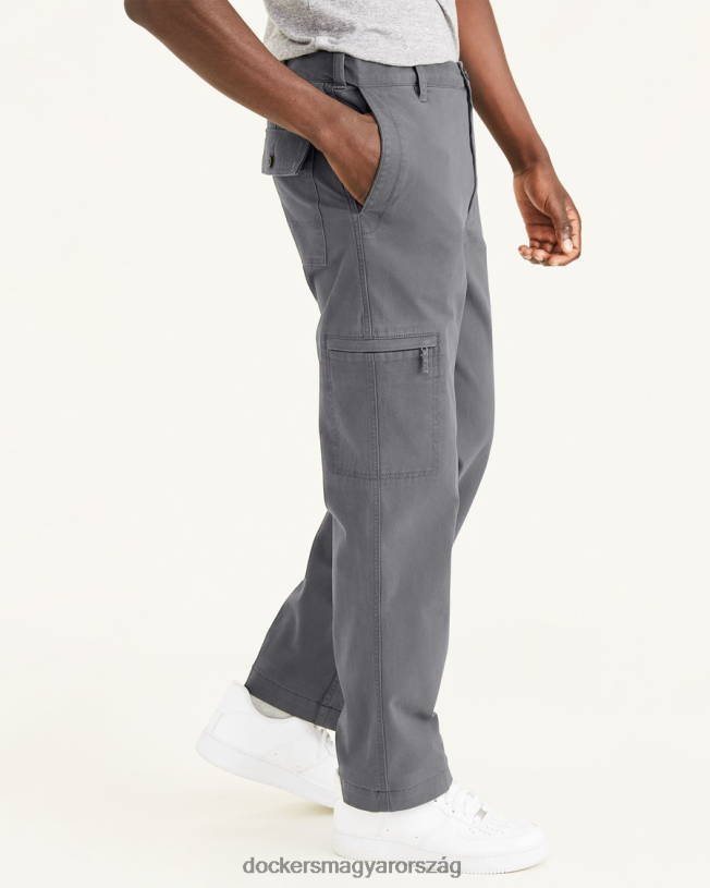 Dockers férfiak hozzáférő rakományok, egyenes illeszkedés P840P379 ruházat burma szürke