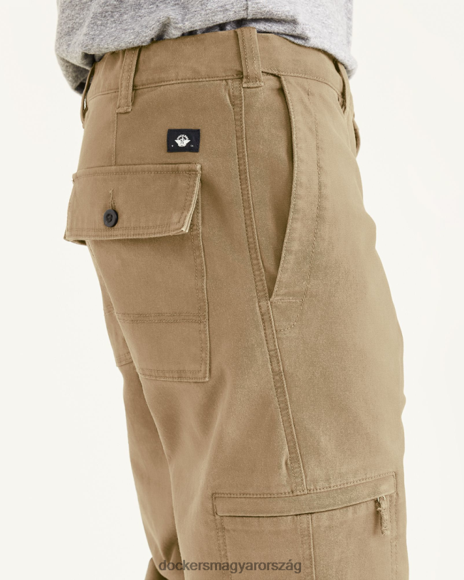 Dockers férfiak járható rakományok, egyenes illeszkedés (nagy és magas) P840P474 ruházat új brit khaki