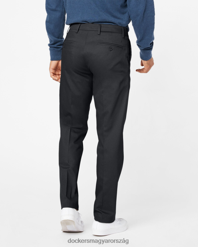 Dockers férfiak jellegzetes khaki, egyenes szabású P840P82 ruházat szén - fekete